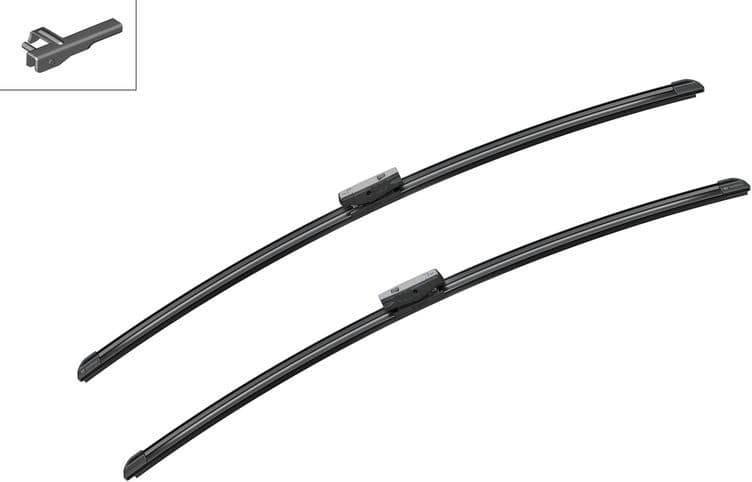 Wiper blade set BOSCH 2psc 3397118976 - image 2