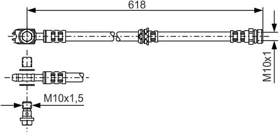 Brake Hose 1987481173 - image 6