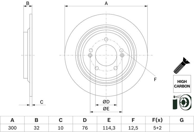 Brake Disc 0 986 479 H01 - image 2