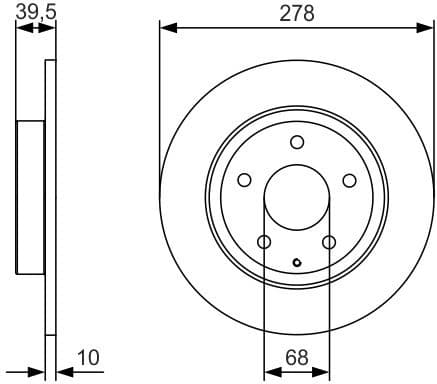 Brake Disc 0986479C22 - image 2