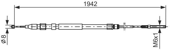 Cable Pull, parking brake 1987477820 - image 6