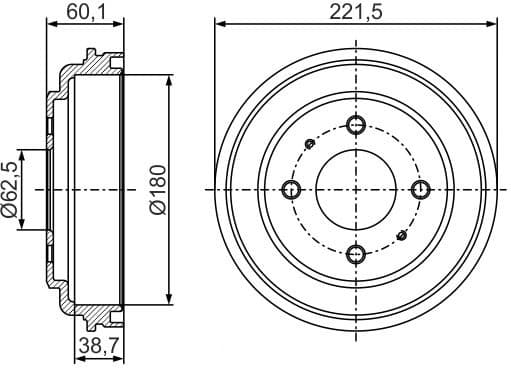 Brake Drum 0986477284 - image 10