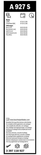 Wiper blade set BOSCH 2psc 3397118927 - image 5