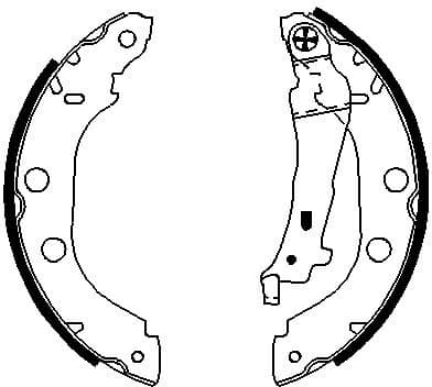 Brake Shoe Set 0986487699 - image 6