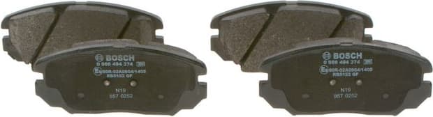Brake Pad Set, disc brake 0986494374 - image 2