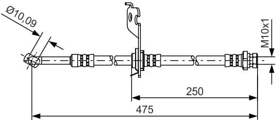Brake Hose 1 987 481 393 - image 2