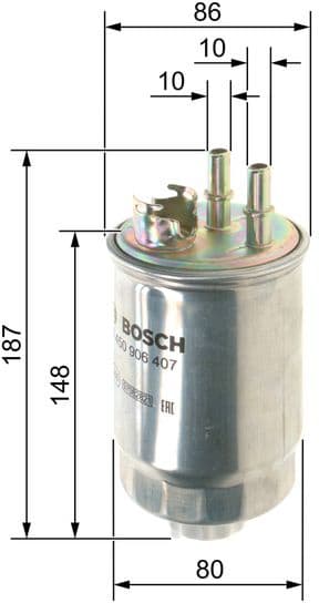 Fuel Filter 0450906407 - image 5