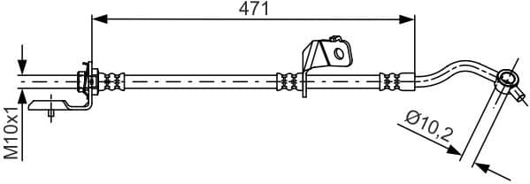 Brake Hose 1987481715 - image 2