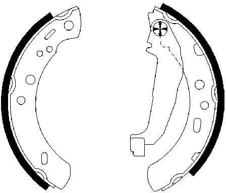 Brake Shoe Set 0986487604 - image 7