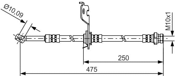 Brake Hose 1 987 481 392 - image 6