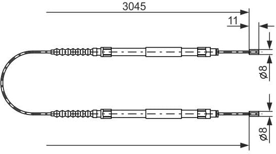 Cable Pull, parking brake 1 987 477 115 - image 10