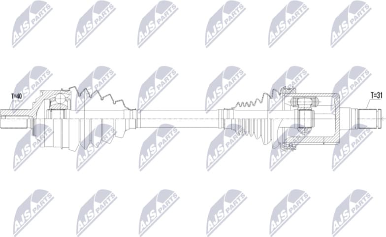 Drive Shaft NPW-VV-156