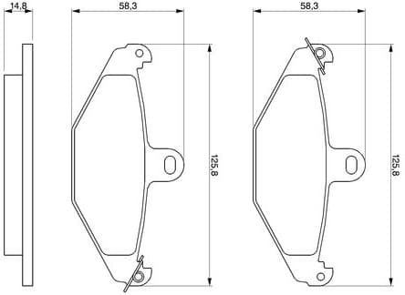 Brake Pad Set, disc brake 0986461148 - image 10