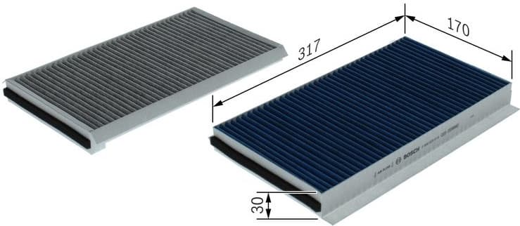 Filter, cabin air FILTER+pro 0 986 628 618 - image 5