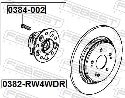 Wheel Hub 0382-RW4WDR - image 2
