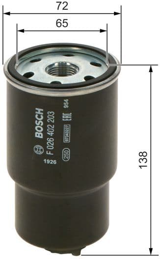 Fuel Filter F 026 402 203 - image 3