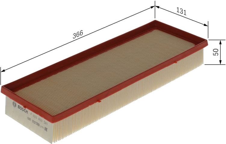 Air Filter F 026 400 549 - image 5