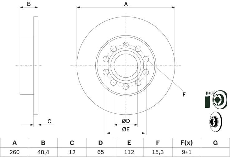 Brake Disc 0986479B78 - image 10