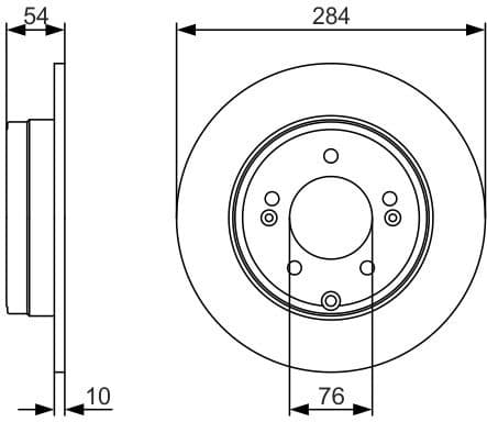 Brake Disc 0986479A45 - image 2