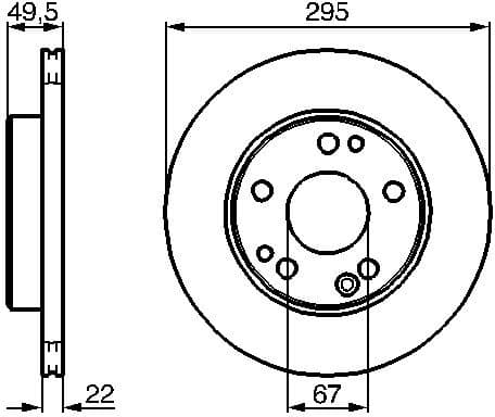 Brake Disc 0986478525 - image 3