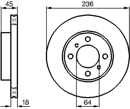 Brake Disc 0986478572 - image 2