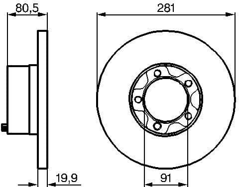 Brake Disc 0986478138 - image 3