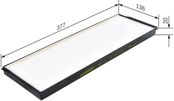 Filter, cabin air 1987431172 - image 7