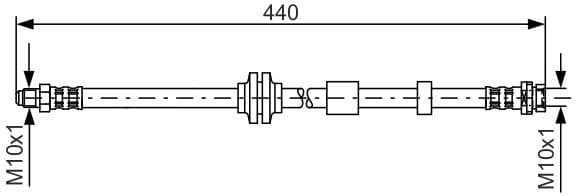 Brake Hose 1 987 481 059 - image 2