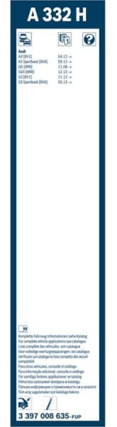 Wiper blade BOSCH, 1psc 3397008635 - image 8