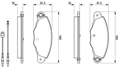 Brake Pad Set, disc brake 0986424511 - image 12