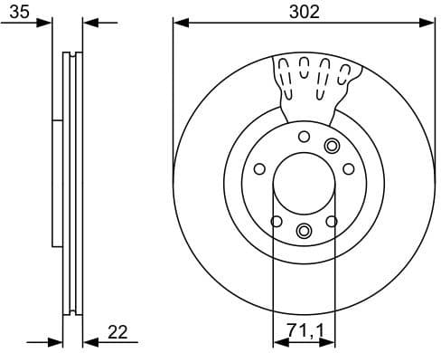 Brake Disc 0986479500 - image 3