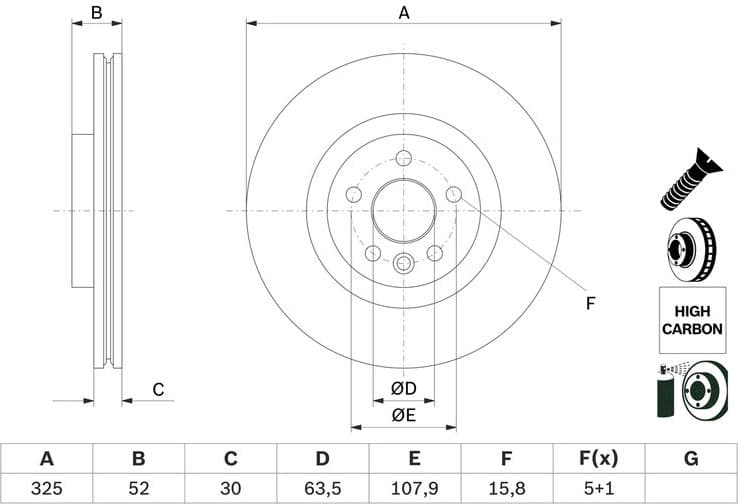 Brake Disc 0986479D79 - image 4