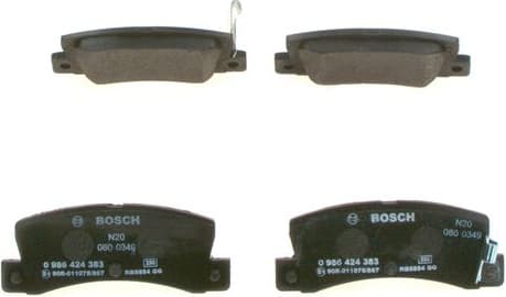Brake Pad Set, disc brake 0986424383 - image 2