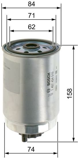 Fuel Filter 1457434510 - image 10