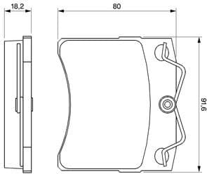 Brake Pad Set, disc brake 0986460954 - image 10