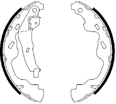 Brake Shoe Set 0986487665 - image 6
