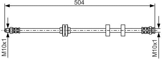 Brake Hose 1 987 476 879 - image 6