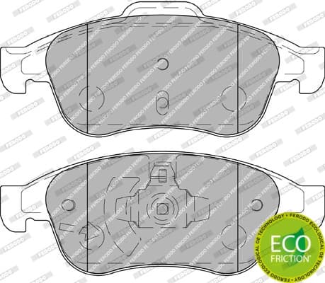 Brake pads front, Top Quality FDB4180