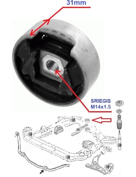 Mounting engine 33150 01