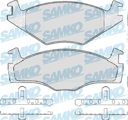 Brake pads front HANZE HBP392