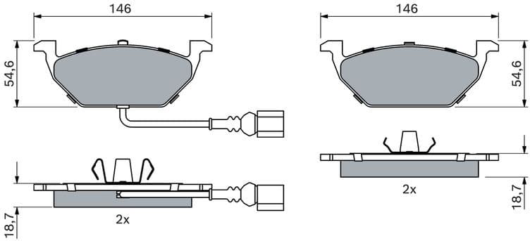 Brake Pad Set, disc brake 0986494019 - image 8