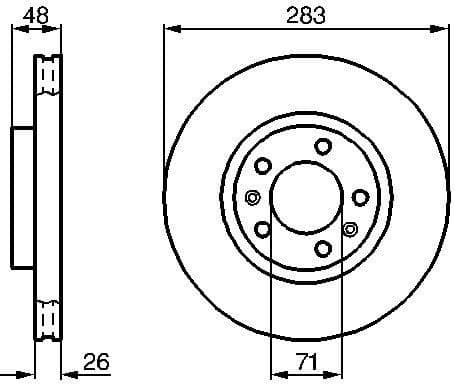 Brake Disc 0986478125 - image 3