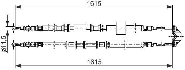 Cable Pull, parking brake 1987477935 - image 6