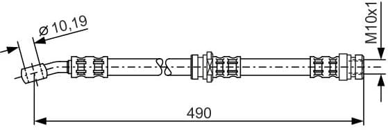 Brake Hose 1 987 476 076 - image 6