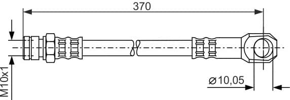 Brake Hose 1987481094 - image 2