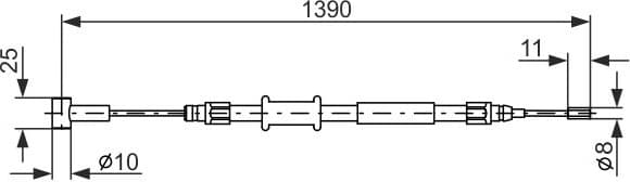 Cable Pull, parking brake 1987482213 - image 10