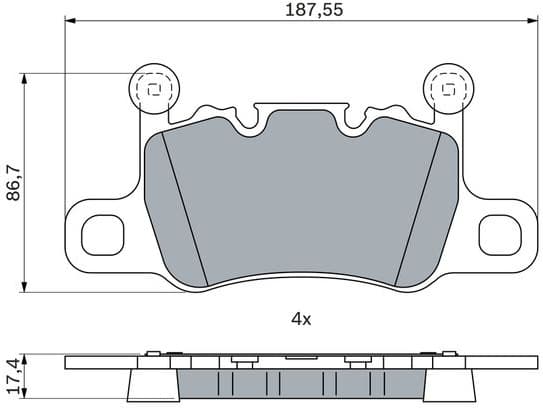 Brake Pad Set, disc brake 0 986 424 926 - image 6