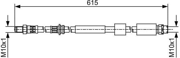 Brake Hose 1 987 481 615 - image 2