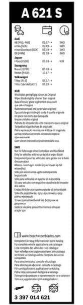 Wiper Blade Aerotwin 3 397 014 621 - image 4