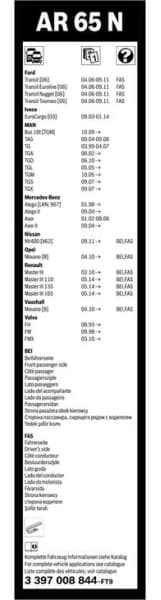 Wiper Blade Aerotwin Retrofit 3397008844 - image 4